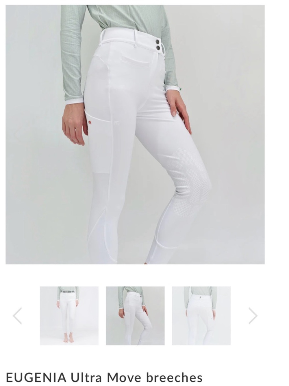 EUGENIA Ultra Move Breeches in beige